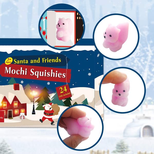 Julevinylfigurer i gaveeske - 24-dagers nedtelling i blindboks, julegave til barn_Super Gift—ls