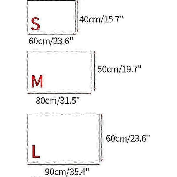 Moderne skridsikker dørmåtte, absorberende polyestertæppe til indendørs/udendørs, 50x80cm—ls