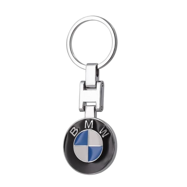 H-spänne nyckelring bil logotyp 3D dubbelsidig förtjockad hänge gåva[mo] BMW