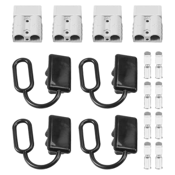 4 stk. 6-8 Gauge 50a Batteri Hurtig Tilslut/Frakobl, Startkabel Stikforbindelsessæt Til Bugseringssystemer