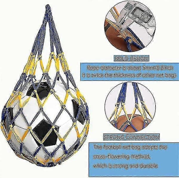 Fodboldnetpose Nylonnetboldpose Basketballnetpose Net Enkeltspillernetpose Rugby Netpose Vol