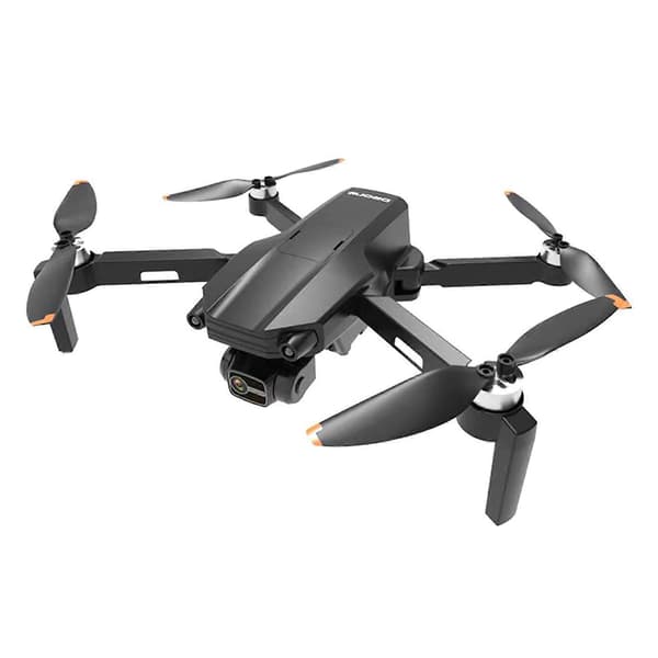 WIFI FPV-drone med 4K-kamera RC helikopterfly børsteløs motor gimbal Black No avoidance