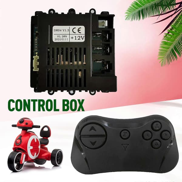 Mottakerkontrollboks for elektrisk barnebil ZM DR04 Kontroller 12V Ny js B