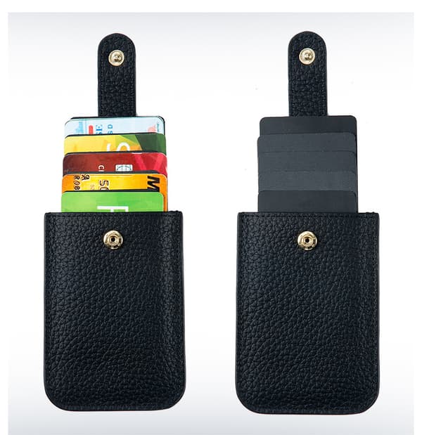 Card Blocr luottokortin ponnahduslompakko RFID-suojattu ohut minimalistinen