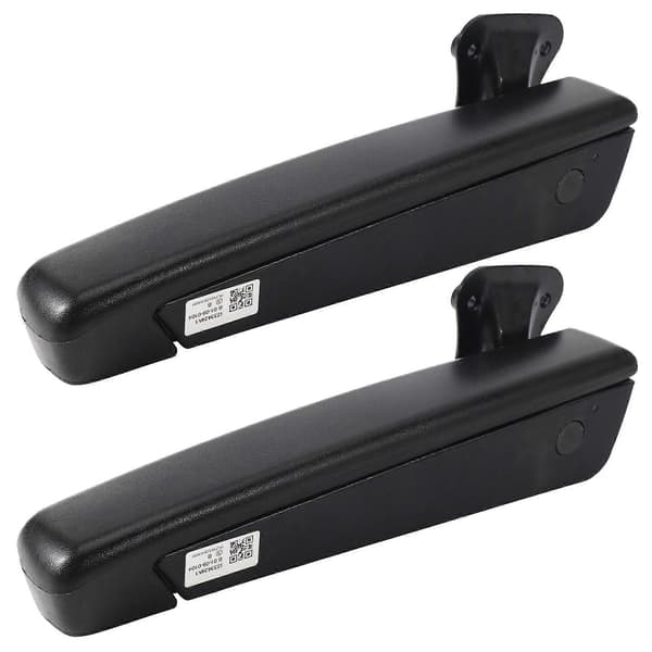 2X Bil Universal Justerbar Bilsete Armlene For Bobil Lastebil Bildeler Venstre Black