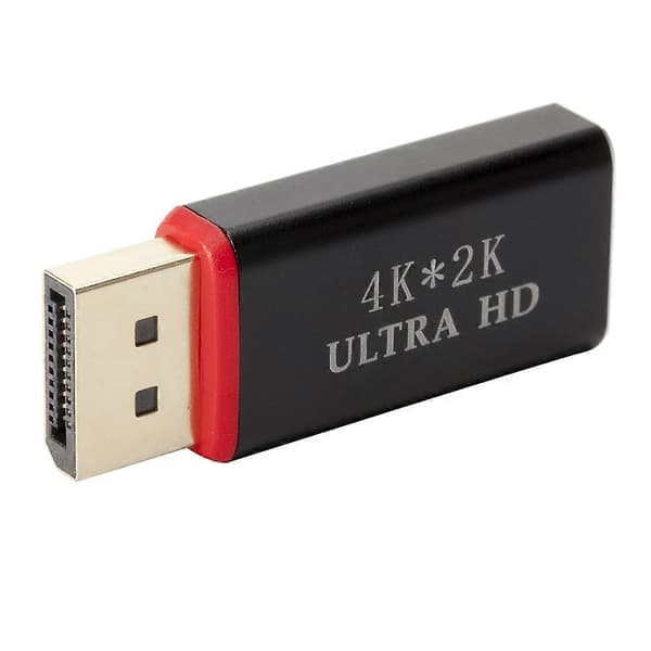4K x 2K Display Port til HDMI-konverter (sort) Black