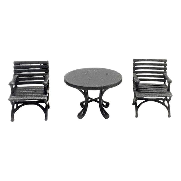 1:87 Dukkehusmøbler Ornament Modell for Barn Jenter Sofa Dining Table Chair