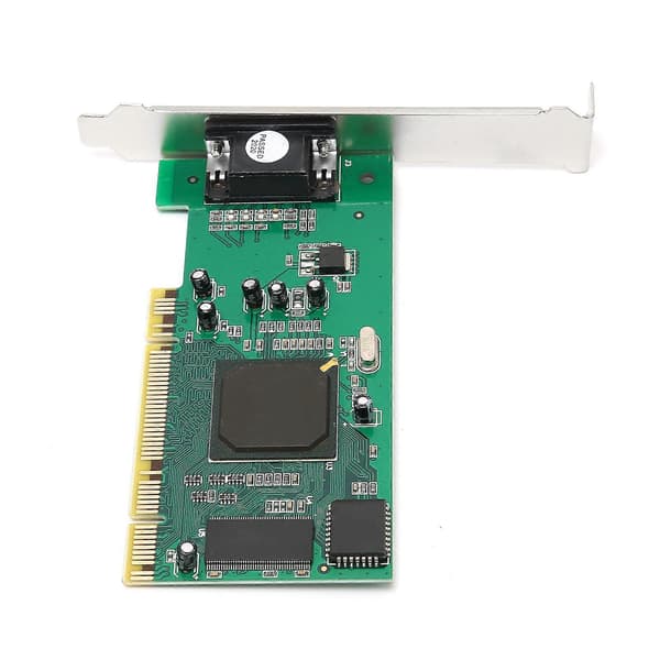 PCI Express grafikkort PCB Video til ATI Rage XL 8MB SDRAM VGA Grønt kort til stationær computer