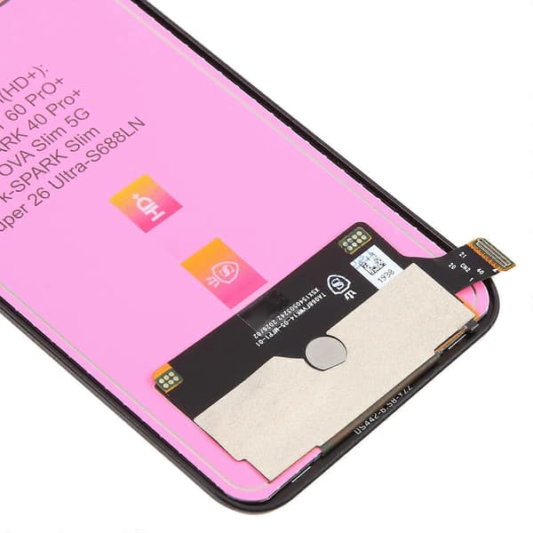 Til Tecno Spark Slim KM7k TFT LCD-skærm med Digitizer Fuld Samling Not Specified