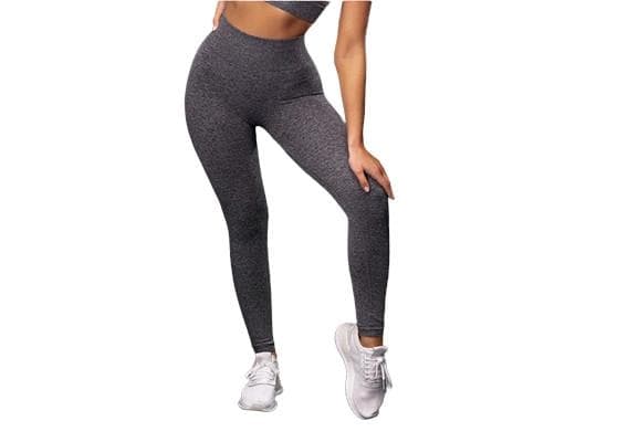 Grå Leggings med høj talje grå grå m