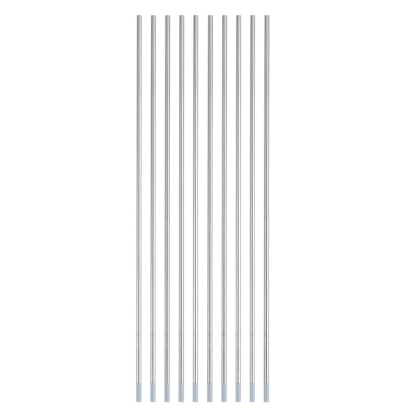 10 stk. WC20 Cerium Wolfram TIG-elektroder Kompatibel med svejsning af rustfrit stål og kulstofstål (2,4 mm*175 mm)