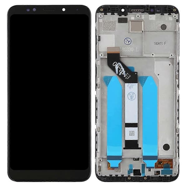 TFT LCD-skærm til Xiaomi Redmi 5 Plus Digitizer komplet samling med ramme Black