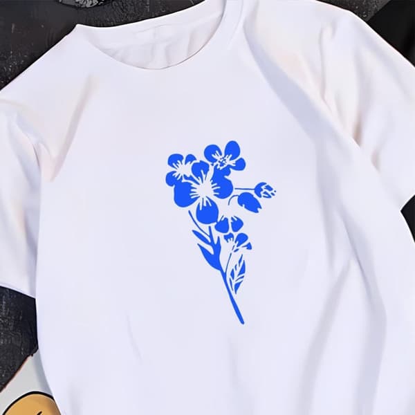 Store blomsterstencils til havehegn, genanvendelige maleristencils, 8 dele pcs C- 15 cm x 7.5 cm