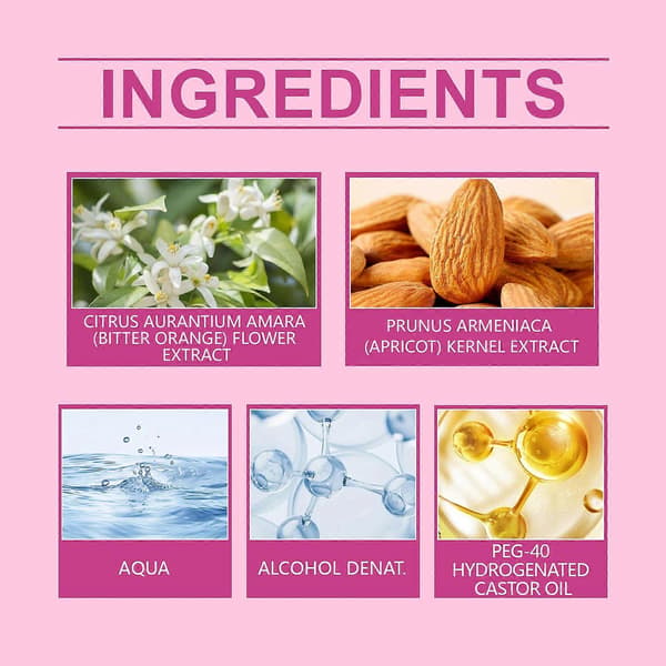 Neroli Mandel Parfumespray Langvarig Frisk Duft, Lugtkontrol og Selvtillid—ls