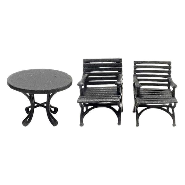 1:87 Dukkehusmøbler Ornament Modell for Barn Jenter Sofa Dining Table Chair
