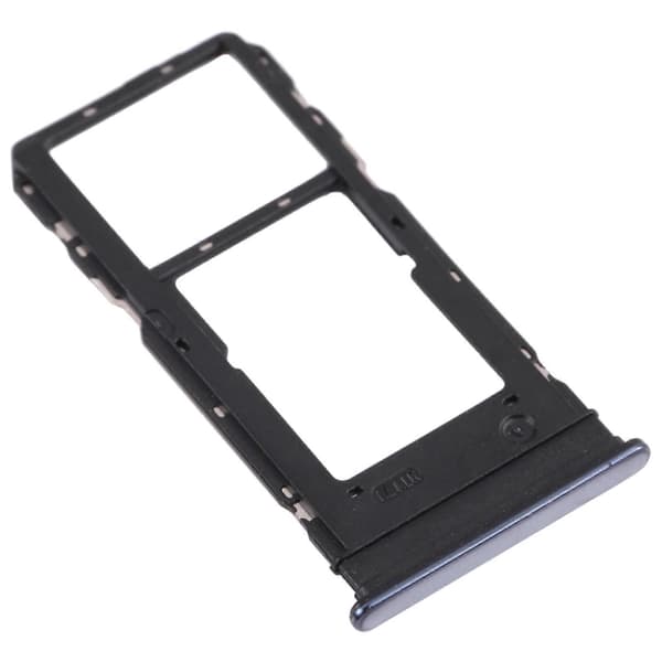 For vivo Y76s V2156A SIM-kortskuff + SIM-kortskuff / Micro SD-kortskuff Black