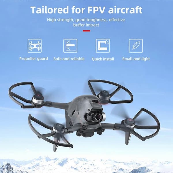 Oppgraderte propellbeskyttere for FPV-drone (4 stk)