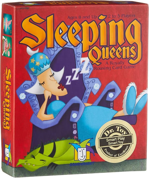 Gamewright, Sleeping Queens, kortspill, 8+, 2-5 spillere, 20 minutters spilletid
