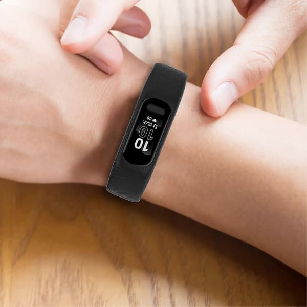 Ny Erstatningsrem Svedafvisende Til Garmin Vivosmart 5 Urrem Smart —ls Black large