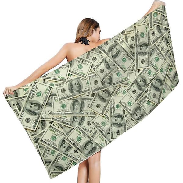 100 dollar-sedler badehåndklæde style 2 35*70cm