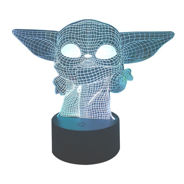3D Illusjoner Star Wars Nattlys for barn, 16 fargevariasjoner dekor