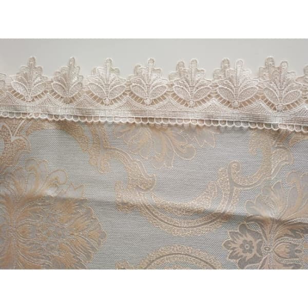 80*80cm Dug til have, lille rund blomstret blondedug, tyk