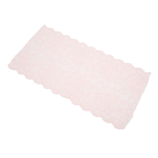 Rosa spetsband 10 yards 23 cm bredd Elegant trim för presentförpackning Brudkläder Broderidekoration