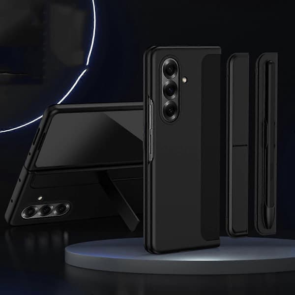 2-i-1 hårdt PC-foldbart telefoncover med holderpenneholder til Galaxy Z Fold8 Ultra 5G Red