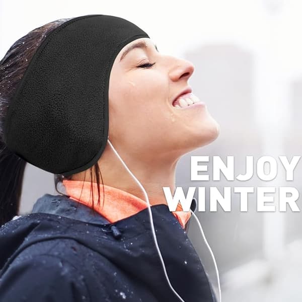 Vinter polarfleece ørevarmere, øreklokker, pannebånd for menn, kvinner, barn, ski, løping, sykling, svetteabsorberende hodeplagg – ls