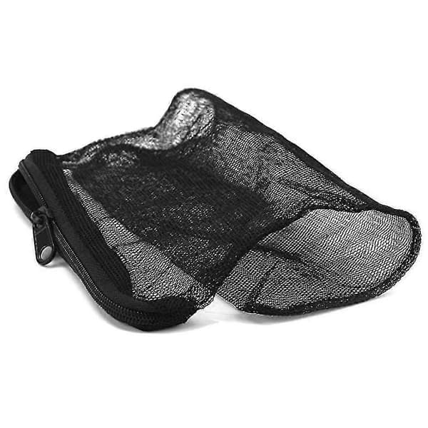 30 stk. akvarium nylon filterposer med glidelås, (svart)—ls
