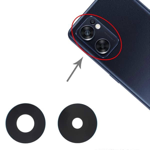 Til OPPO Reno7 SE 5G/Finxd X5 Lite 10 STK Bagkamera Linse Not Specified