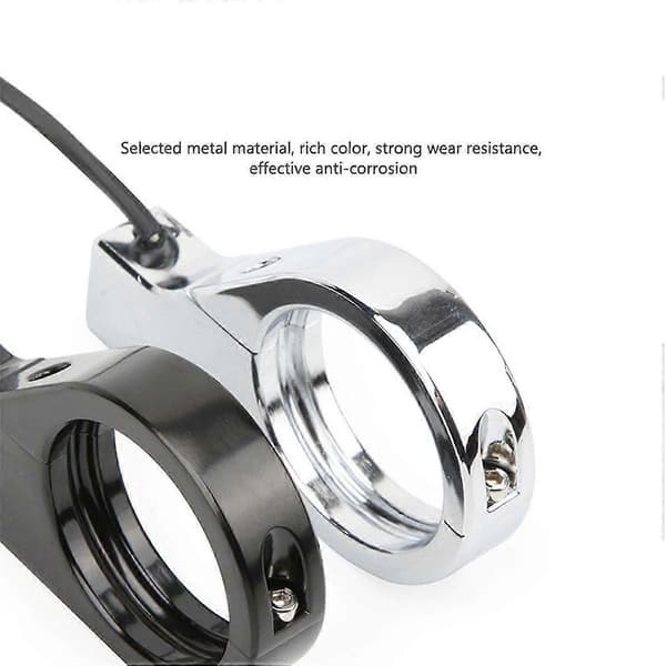 Motorcykel forgaffel LED blinklys universelle sekventielle switchback kørelys 12V ravfarvede blinklys Black