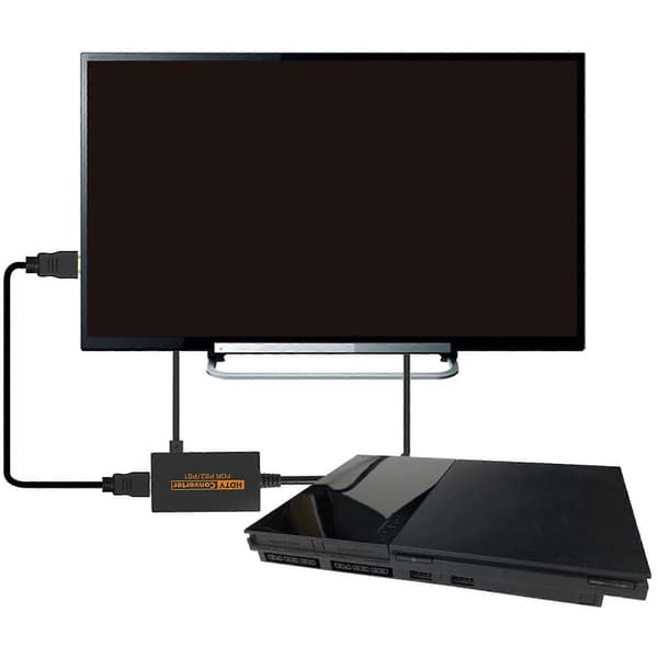 Konverteradapterkonsol til PS2 til HDMI-kompatibelt High Definition Link-kabel—ls