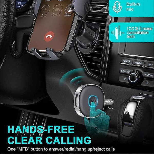 Trådløse bil Bluetooth-sendere Bluetooth-mottaker sender Bluetooth-adapter håndfri samtale
