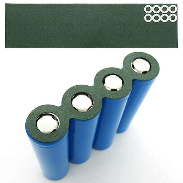 1 ark/100 stk 18650 batteriisolasjons pakning—ls