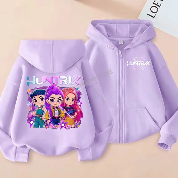 K-Pop Demon Hunter Hættetrøje Børnestil - Tegneserie Sweatshirt - Stil 7 - 100cm 100CM