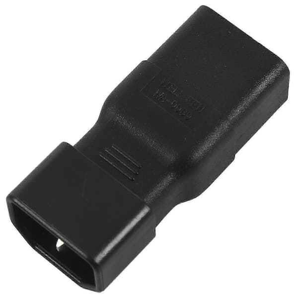 IEC C19 - C14 -liitin uros-naaras PDU UPS -virtasovitin black