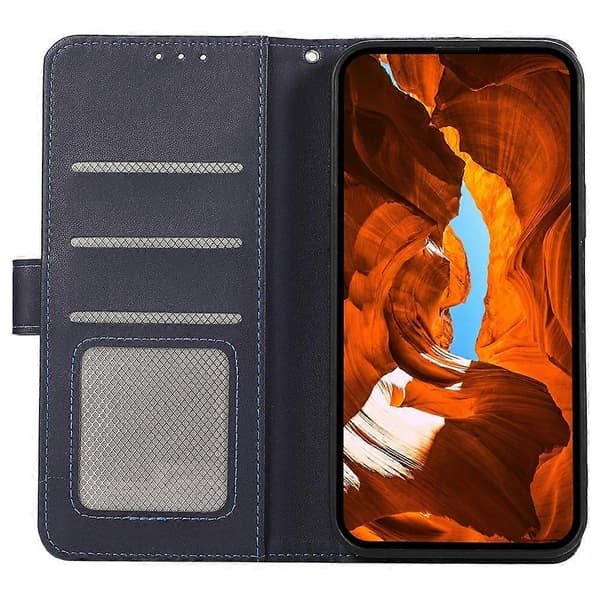 Kompatibel med Xiaomi 17T Pro Fodral RFID Flip Läder Telefonfodral Blue