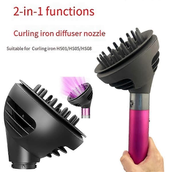 Dobbelmodus diffuser for Dyson Airwrap HS01 HS05 HS08 hårstyler—ls