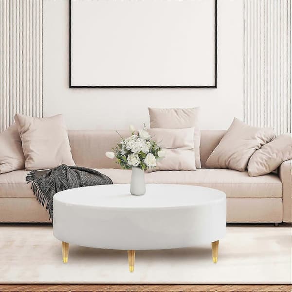 Guldbelagte 10 cm træmøbelben, sæt med 4 til sofa, skab og kommode Wood Wood 6 inch 4 pcs