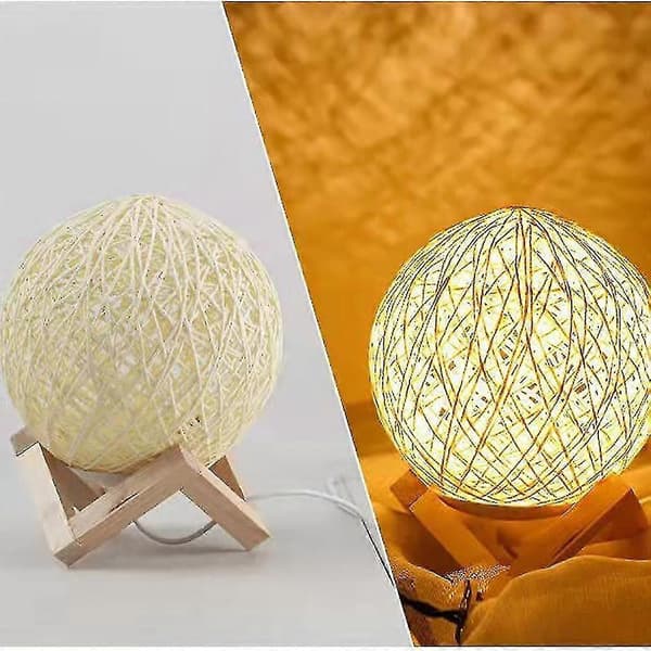 LED Natlampe, Dekorationslampe Sengelampe