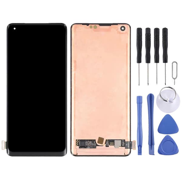 KOMPATIBEL AMOLED Materiale LCD-skærm og Digitizer Fuld Samling til Vivo X50 Pro Not Specified