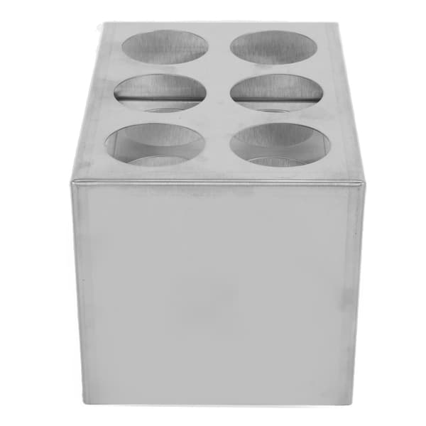 Koeputkiteline 304 ruostumatonta terästä, 6 reikää, 3 kerrosta, laboratorioteline 32 mm putkille