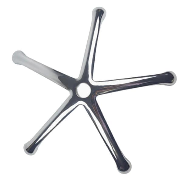 Kontorstolbase Aluminium Legering Stol Bunn Del Erstatning Universal Forsterket Metallben