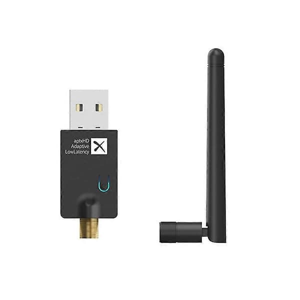 USB CSR 24-bit Bluetooth 5.2 Audio Transmitter -LL HD Adaptive 40ms Lav Latens Multi-point Med Mikrofon—LS