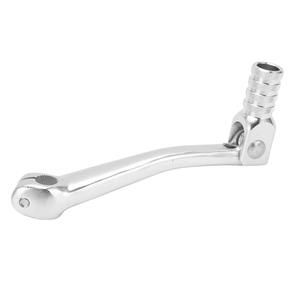 Universal CNC Aluminium Motorcykel Kickstart Pedal Känslig Silver