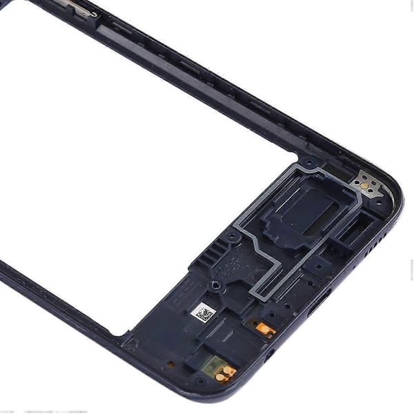 Til Galaxy A20 Midterramme Bezel Plade (Sort) Black