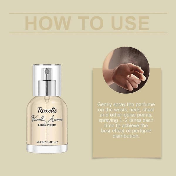 Vanilla Rich Parfym - Varaktig Söt Vaniljdoft, Eleganta Cedertränoter, 30ml—ls
