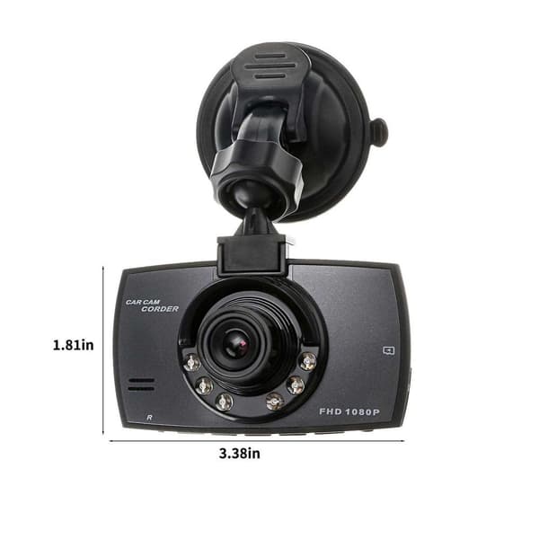 Dashcam for biler, 1080P bilkamera med parkeringsmonitor, loop-opptak, bevegelsesdeteksjon—ls