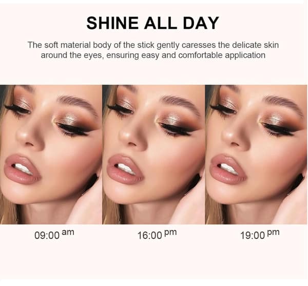 Ögonskuggstift, Vattentät Ögonförstärkare Highlighter Stift, Glitter Eyeliner Penna (4 st Set)—ls